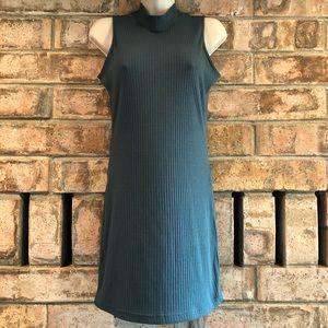 Charlotte Russe Green Dress, cute back cut out, M